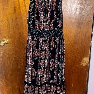 Bila Blue Multicolored Floral Maxi Dress, great for summer